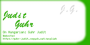 judit guhr business card